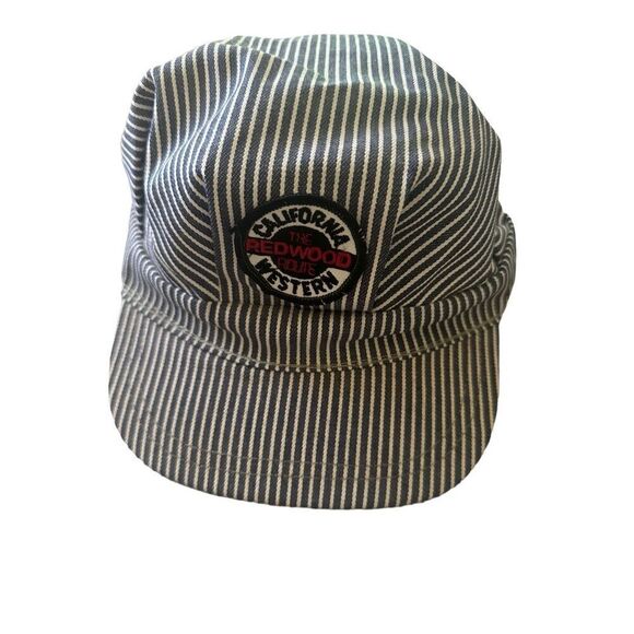 California Western The Redwood Route Fitted Conductor Engineer Railroad Hat - Picture 1 of 4